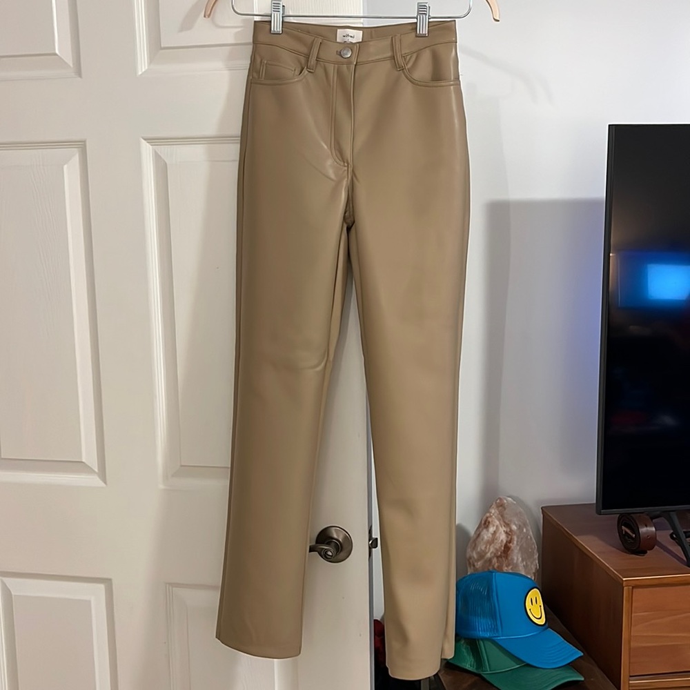 Aritzia Melina Pleather Pants